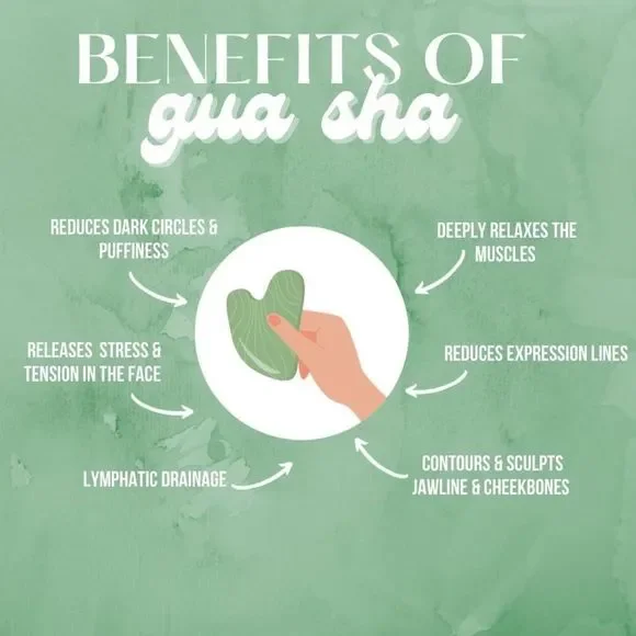 Gua Sha Jade Facial Lifting Tool New in Box - Picture 2 of 3